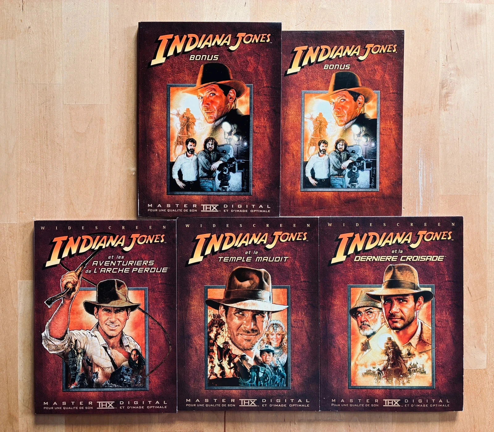 Coffret 4 DVD trilogia Indiana Jones de Steven Spielberg. – photo 3